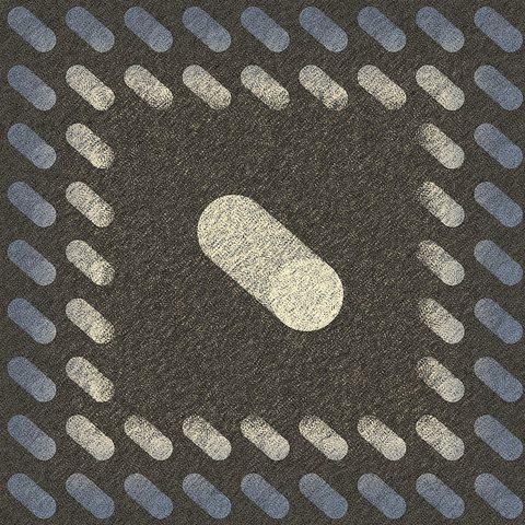 Pills pattern on grain