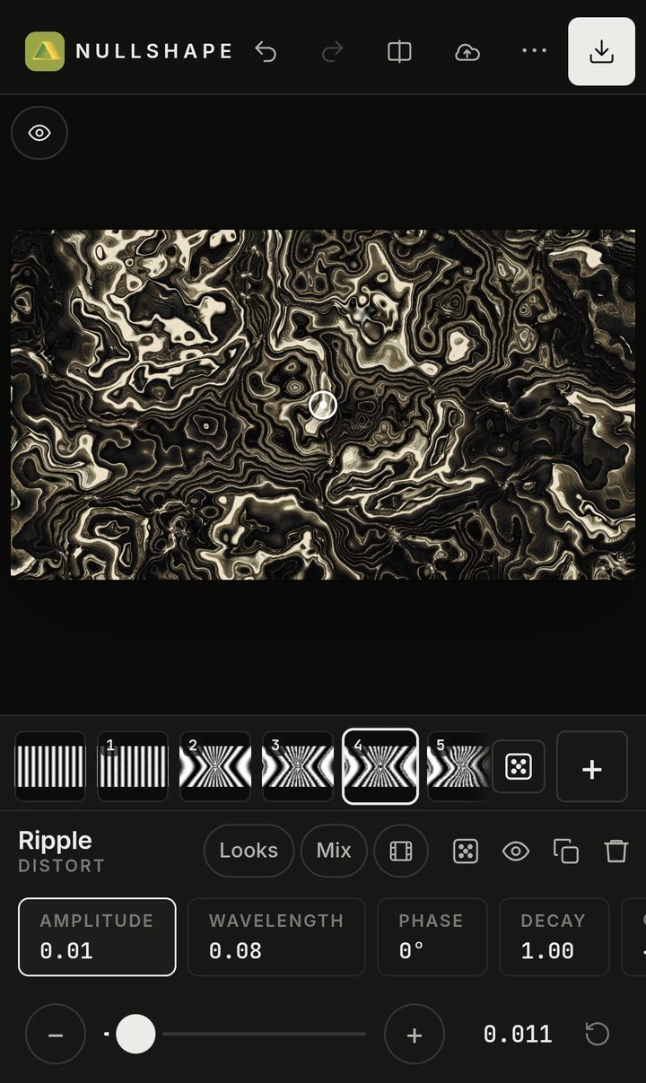 The same piece on a phone